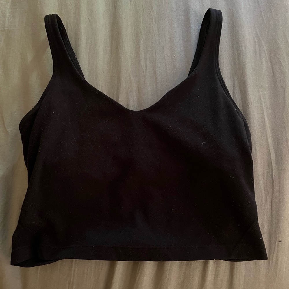 Black lululemon align tank Size 4